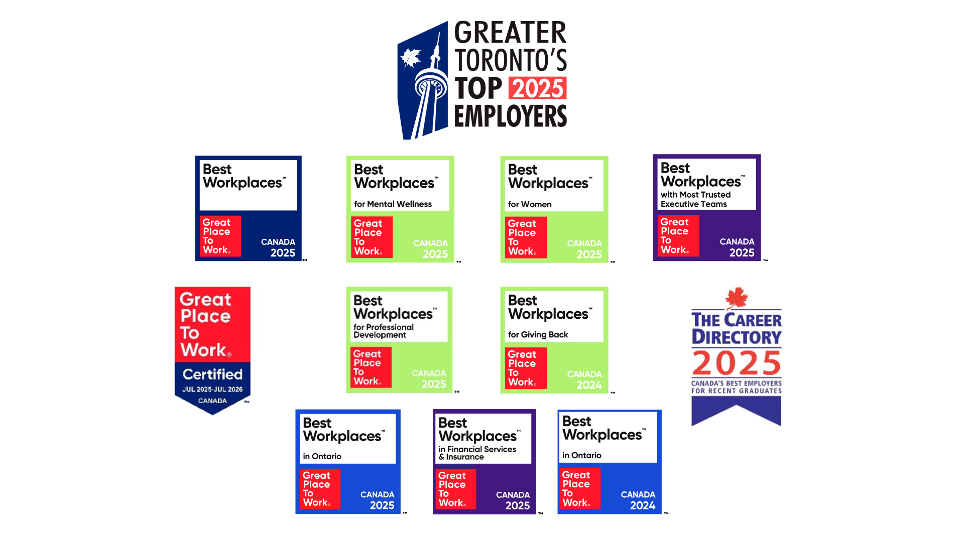 Great Places to Work Logos