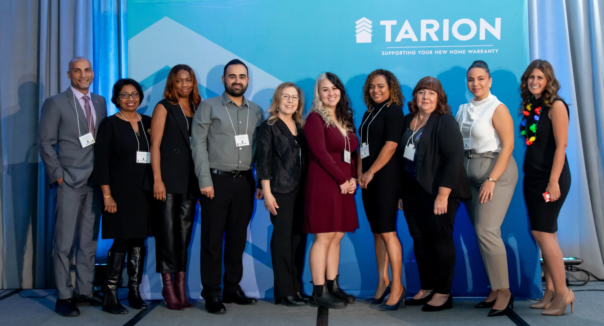 A photo of Tarion staff standing together.