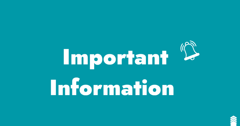 Important Information Graphic