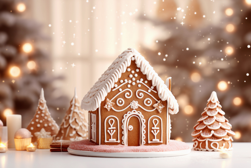Image of a gingerbread house