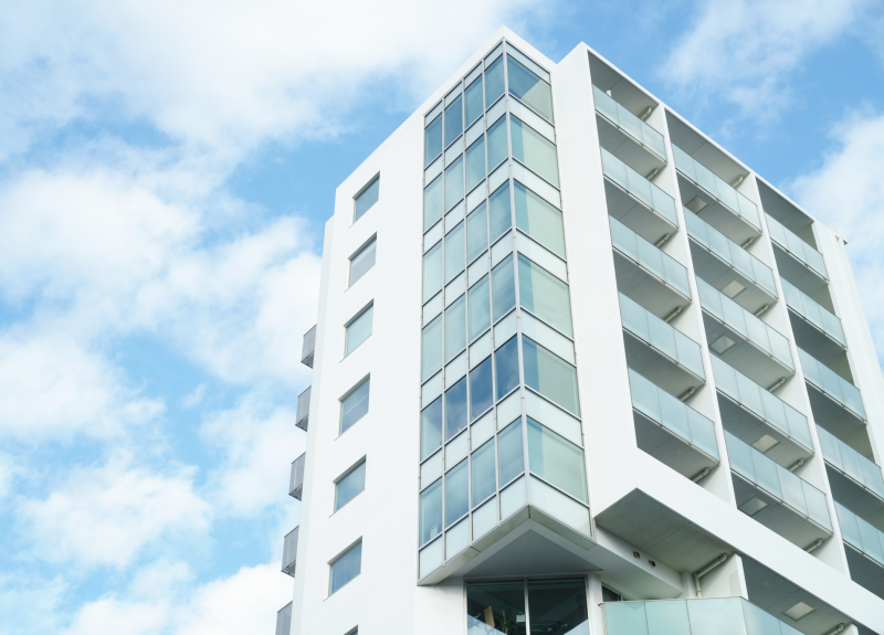 image of a high rise condominium building