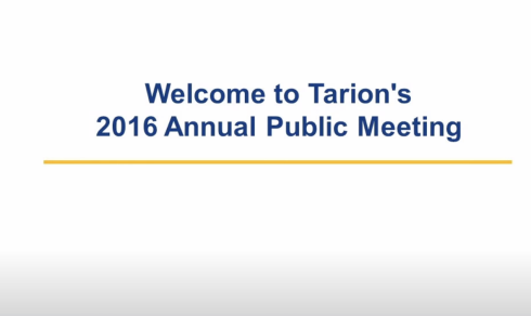 Tarion's Annual Public Meeting 2016