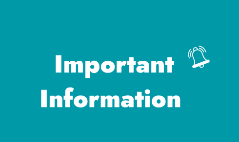 Important Information Graphic