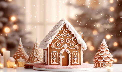Image of a gingerbread house