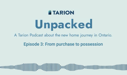 Unpacked: Tarion Podcast cover image.